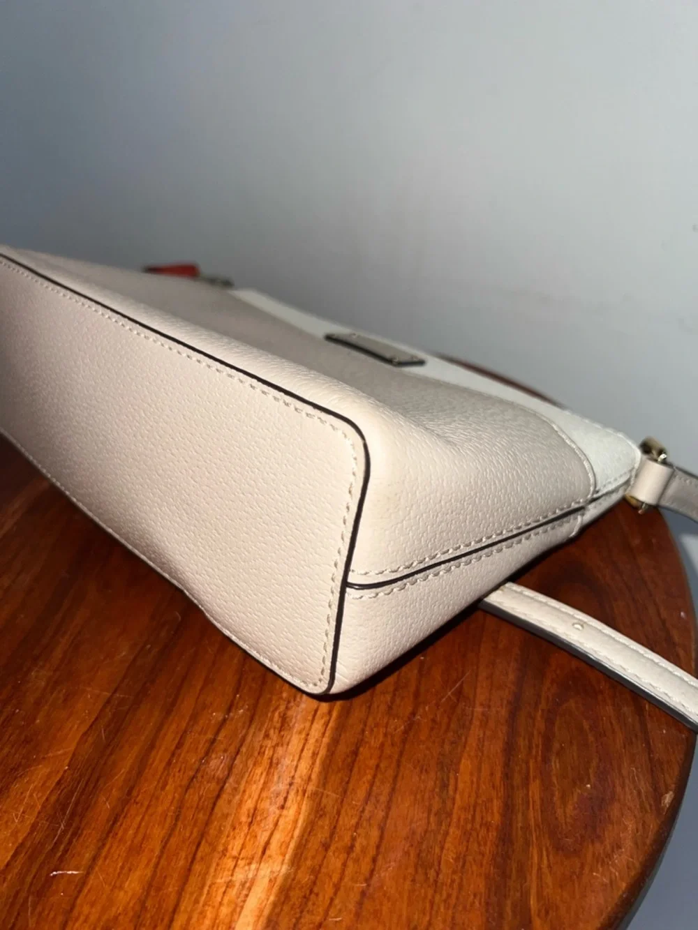 kate spade New York Grove Street Millie Leather Crossbody with accent scarf